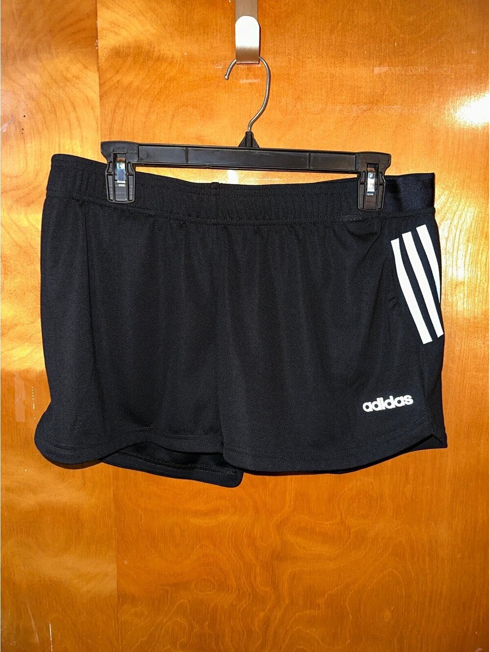 NEW Adidas black shorts size large